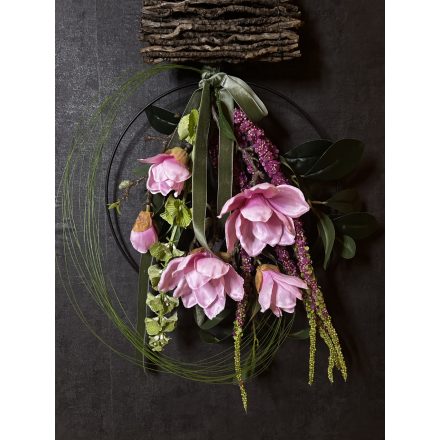 Magnólia  fém karika