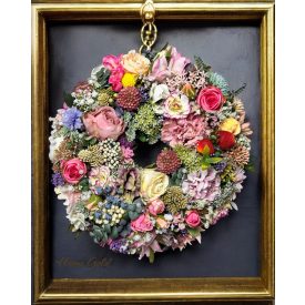 Gyöngyös rózsák áfonya, eper ajtókopogtató