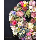 Gyöngyös rózsák áfonya, eper ajtókopogtató