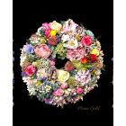 Gyöngyös rózsák áfonya, eper ajtókopogtató