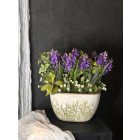 Elly jácint virágkompozíció kerámia kaspó