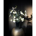 Magnólia eukaliptusz virágkompozíció fekete váza