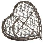 Vintage  szív drótkosárka 