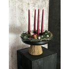 Bordó adventi tortatál