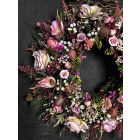 Pasztell rózsaszín ajtókopogtató