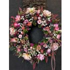 Pasztell rózsaszín ajtókopogtató