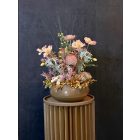 Hagymavirág pipacs virágkompozíció tál