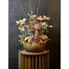 Hagymavirág pipacs virágkompozíció tál