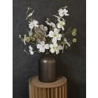 Magnólia virágkompozíció  metál váza