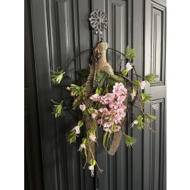 Hortenzia kulcs fém karika