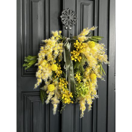 Mimóza fém gyűrű 