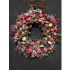 Pasztell rózsaszín boglárka ajtókopogtató