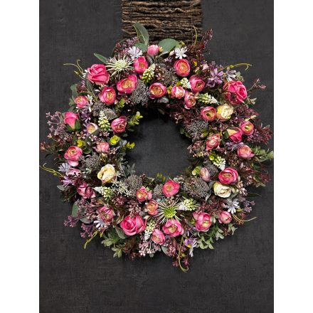 Pasztell rózsaszín boglárka ajtókopogtató