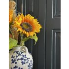 Napraforgó virágkompozíció kancsó váza