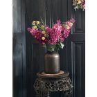 Orgona virágkompozíció  fém váza