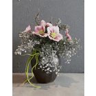 Helleborus virágkompozíció  kancsó váza