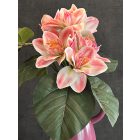 Amarilis virágkompozíció kancsó váza