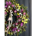 Orchidea kerámia függővel ajtókopogtató