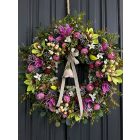 Orchidea kerámia függővel ajtókopogtató