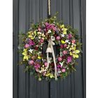 Orchidea kerámia függővel ajtókopogtató