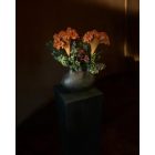Celózia virágkompozíció  3 ágú váza