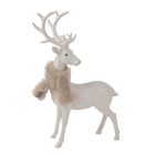 Fehér rénszarvas figura