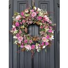 Fehér orchidea liziantusz ajtókopogtató