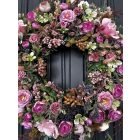 Fehér orchidea liziantusz ajtókopogtató