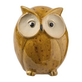 Bagoly kerámia figura