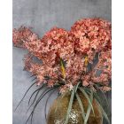 Hortenzia virágkompozíció üveg váza