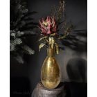 Protea virágkompozíció arany padlóváza