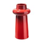 Piros kerámia váza