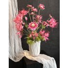 Vad százszorszép virágkompozíció lótusz váza