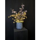 Ordhidea bogáncs virágkompozíció kék kaspó