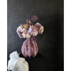 Hortenzia virágkompozíció  pasztell váza