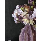 Hortenzia virágkompozíció  pasztell váza