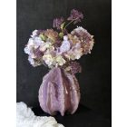 Hortenzia virágkompozíció  pasztell váza