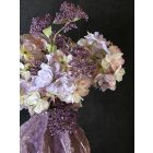 Hortenzia virágkompozíció  pasztell váza