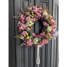 Hortenzia gyöngysor ajtókopogtató