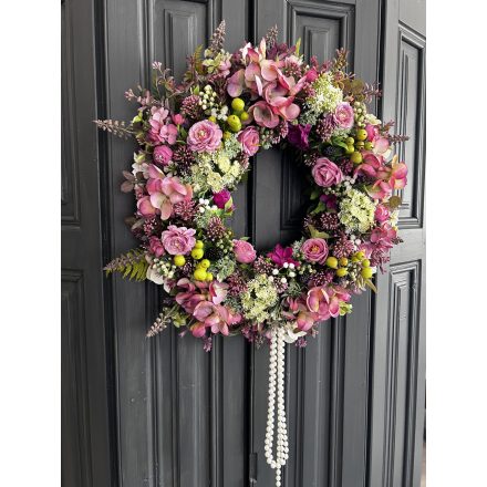 Hortenzia gyöngysor ajtókopogtató