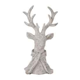 Fehér rénszarvas figura